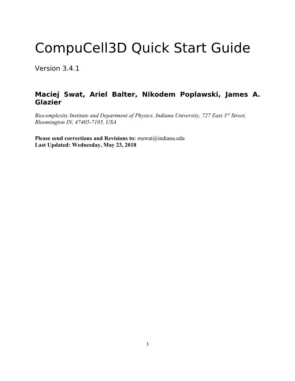 Developing a Compucell3d (CC3D) Simulation Overview