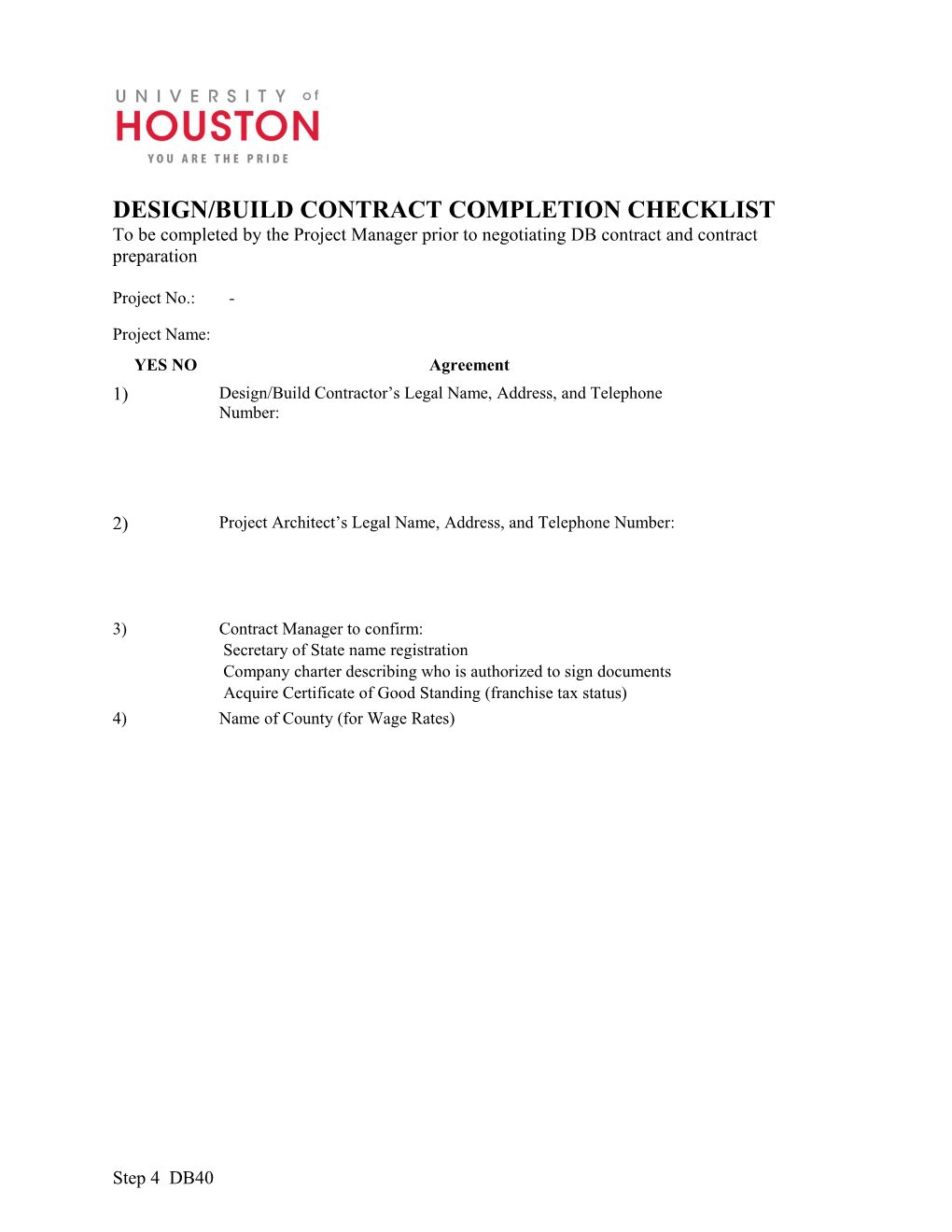 Construction Management Risk Contract Completion Checklist s1