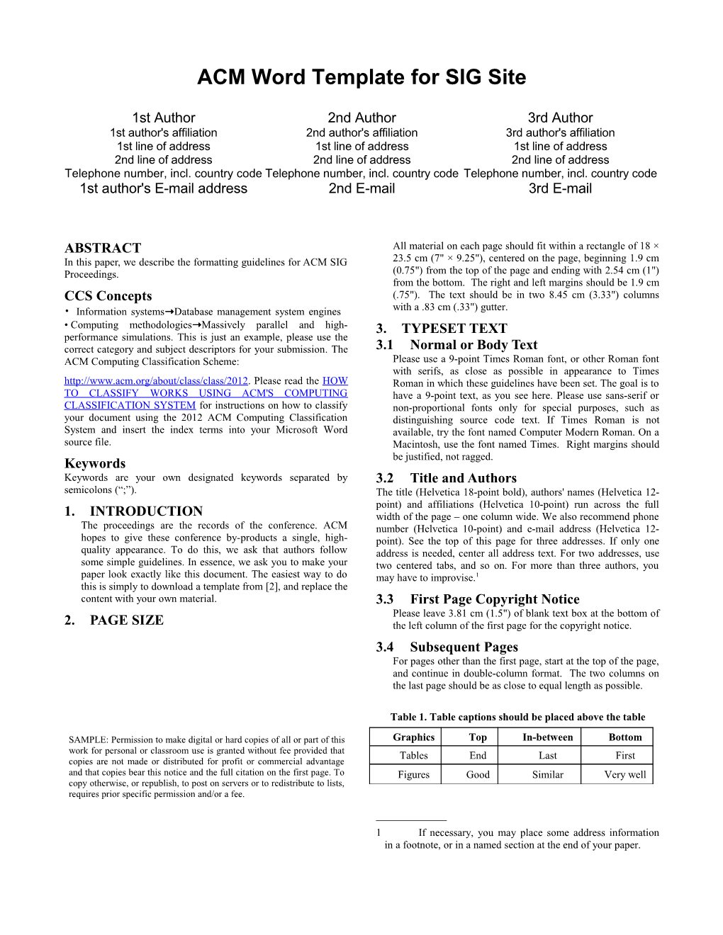 Proceedings Template - WORD s39