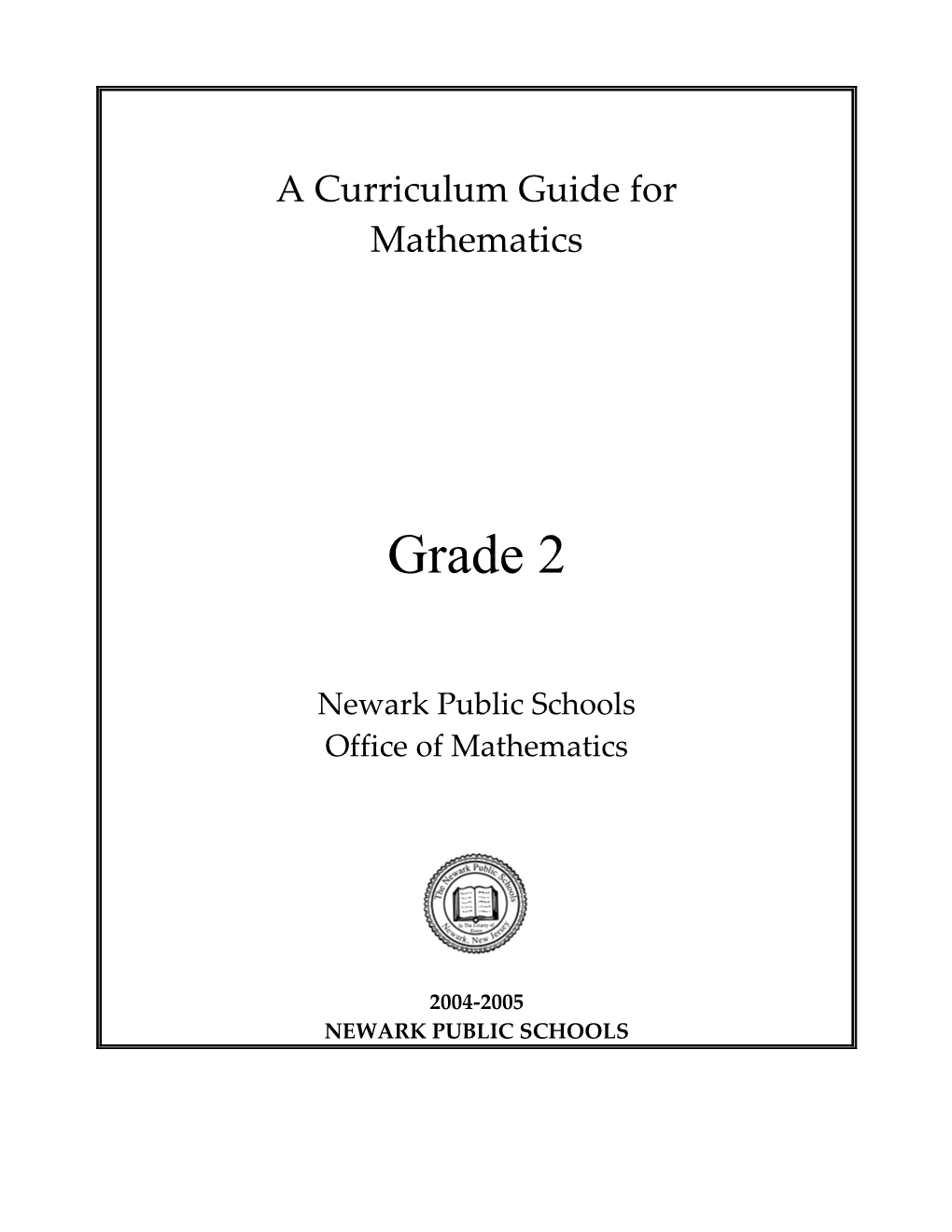 A Curriculum Guide For