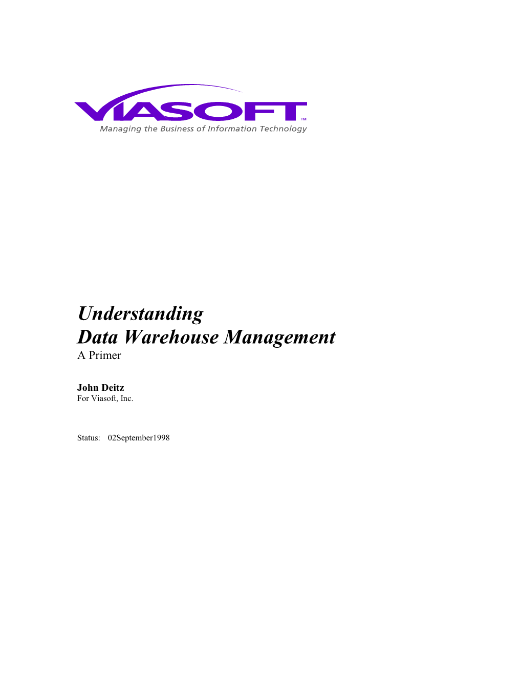 Understanding Data Warehouse Management