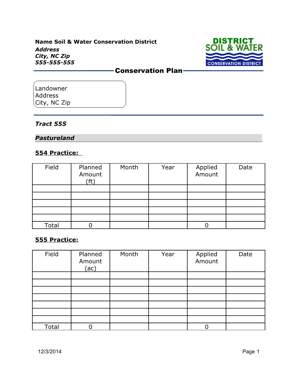 Randolph Soil & Water Conservation District