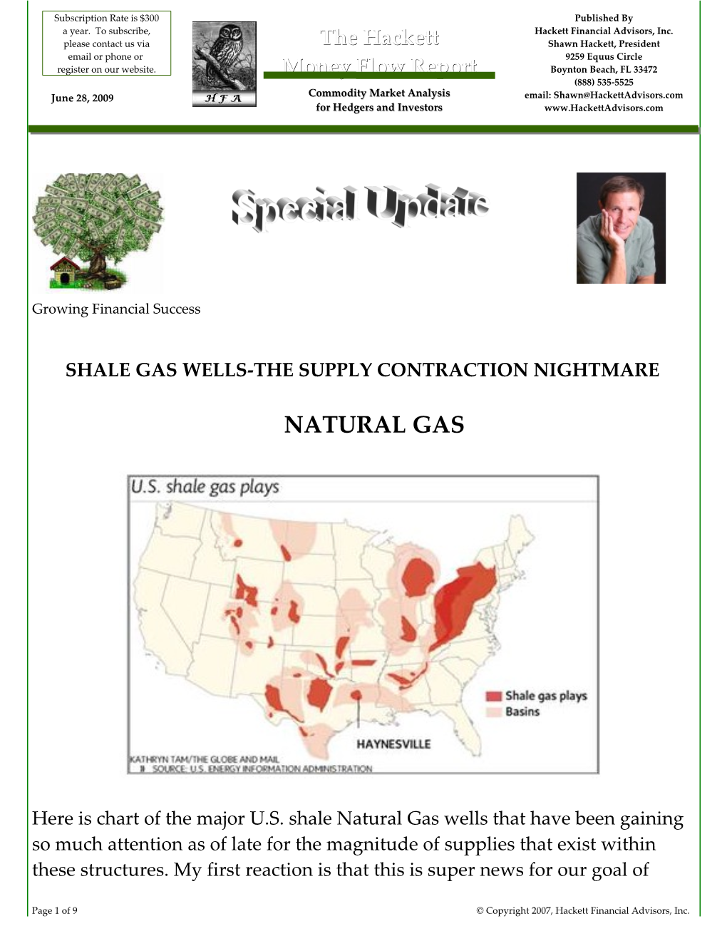 Shale Gas Wells-The Supply Contraction Nightmare