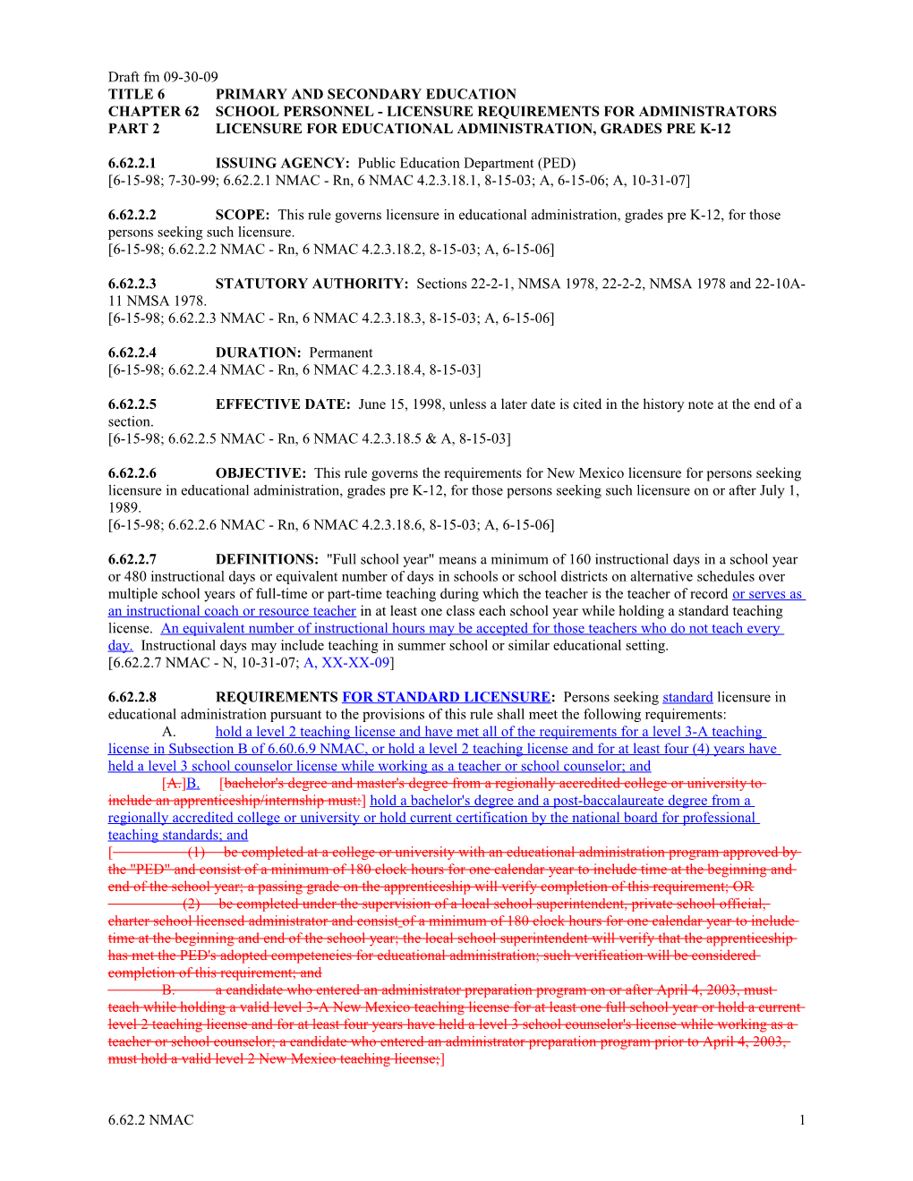 Title 6 Primary and Secondary Education