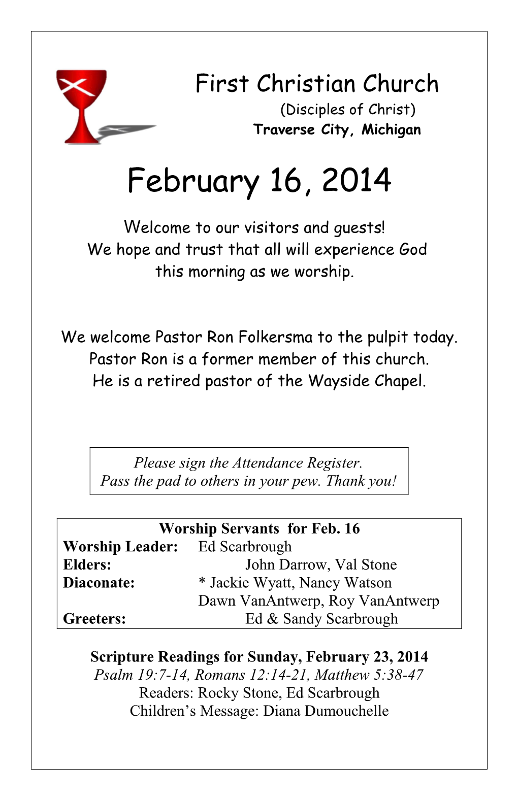 This Week at First Christian Church s1