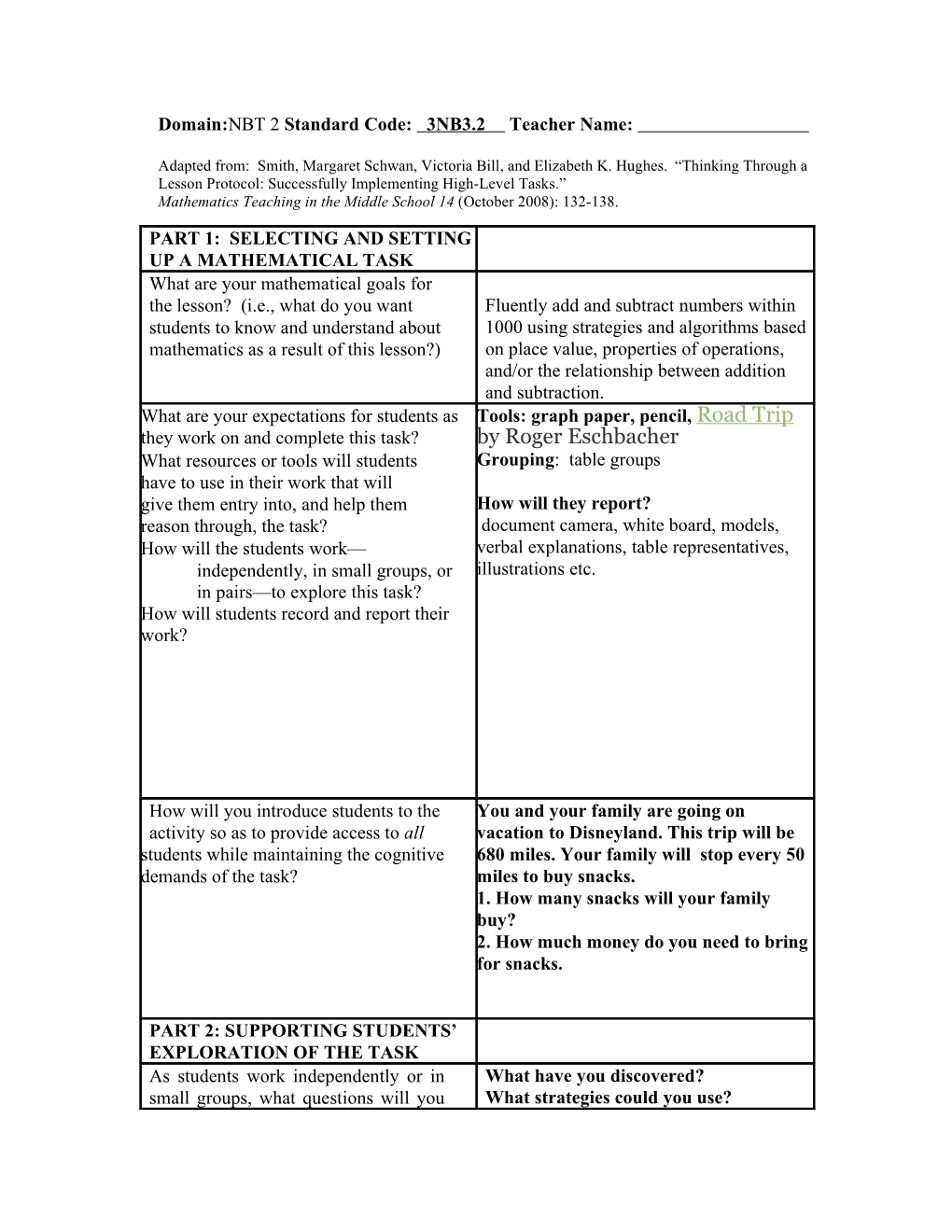 Thinking Through a Lesson Protocol (TTLP) Template s32