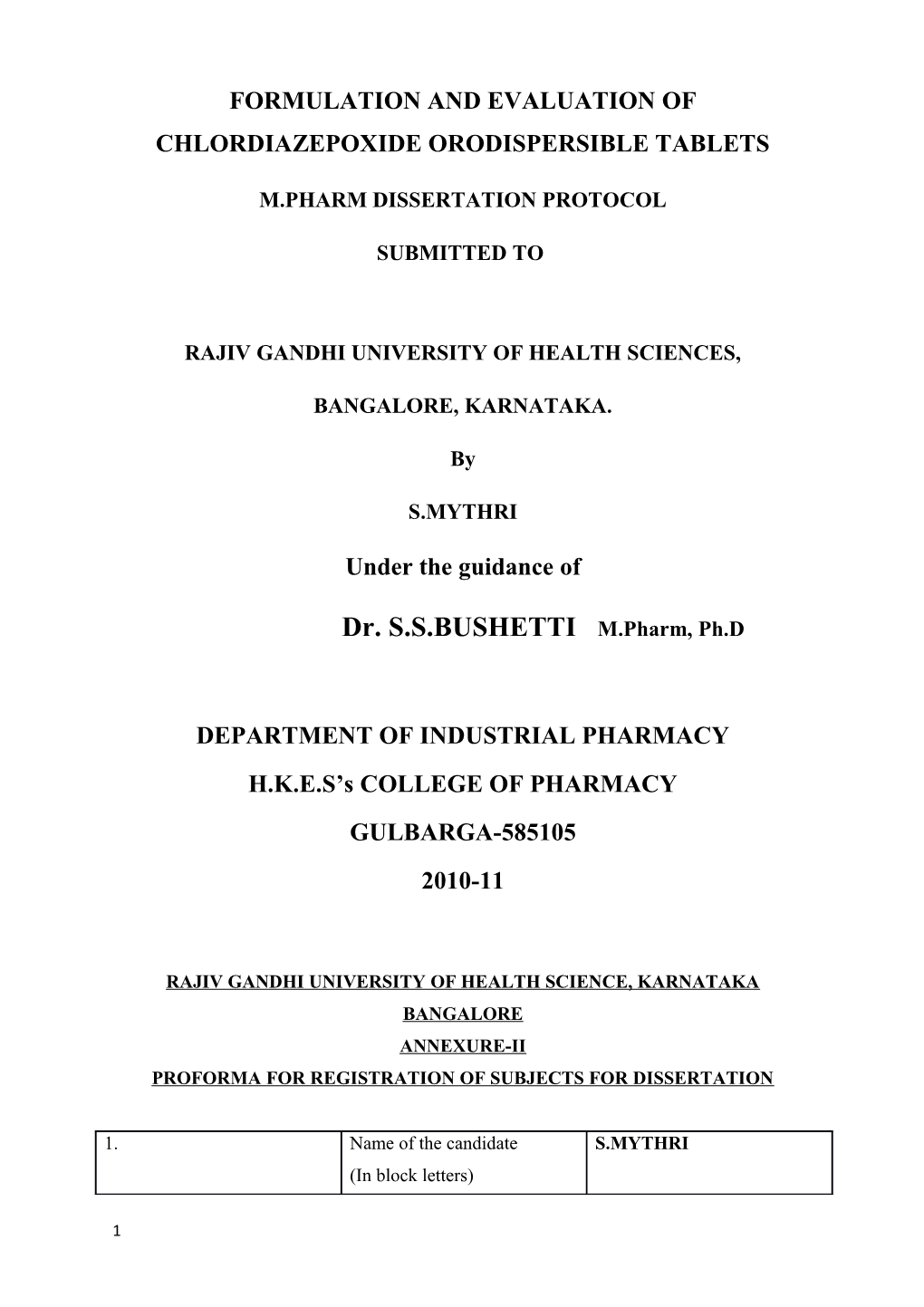 Rajiv Gandhi University of Health Science, Karnataka s1