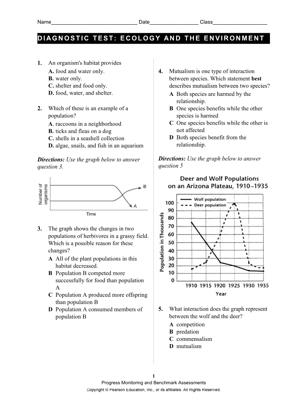 SCREENING TEST Type Centers in Box with 9 Point Indent