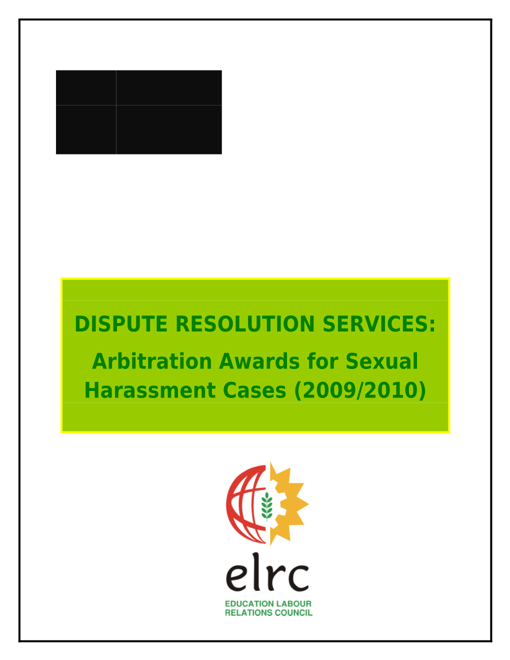 Dispute Resolution Services