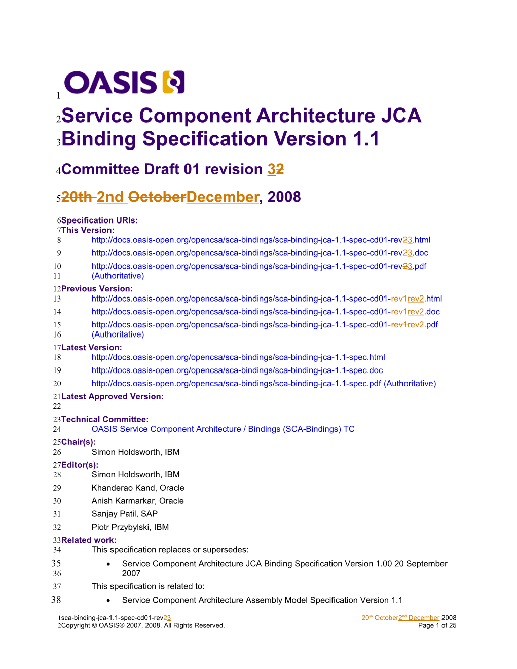 SCA JCA Binding 1.1