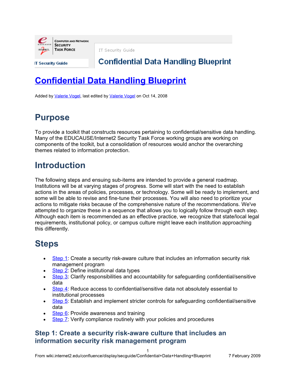 Confidential Data Handling Blueprint