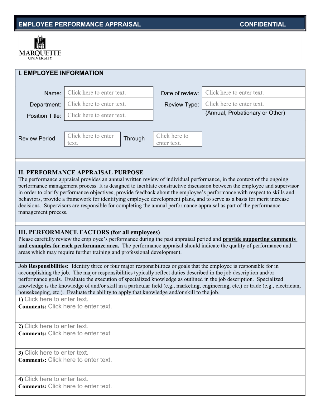 Non-Faculty Exempt Staff Performance Review Confidential