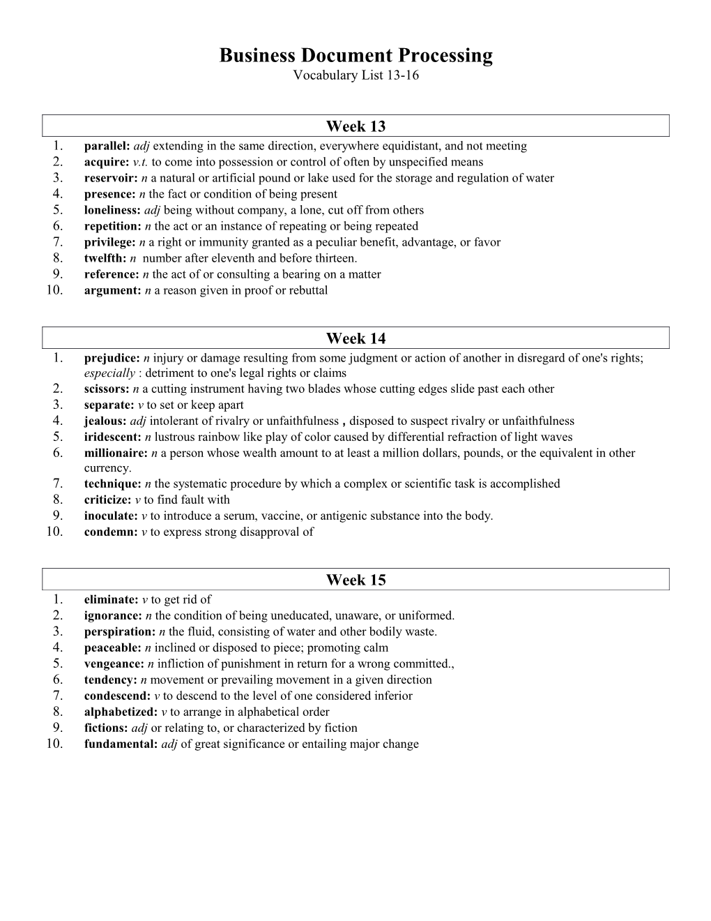 Business Document Processing