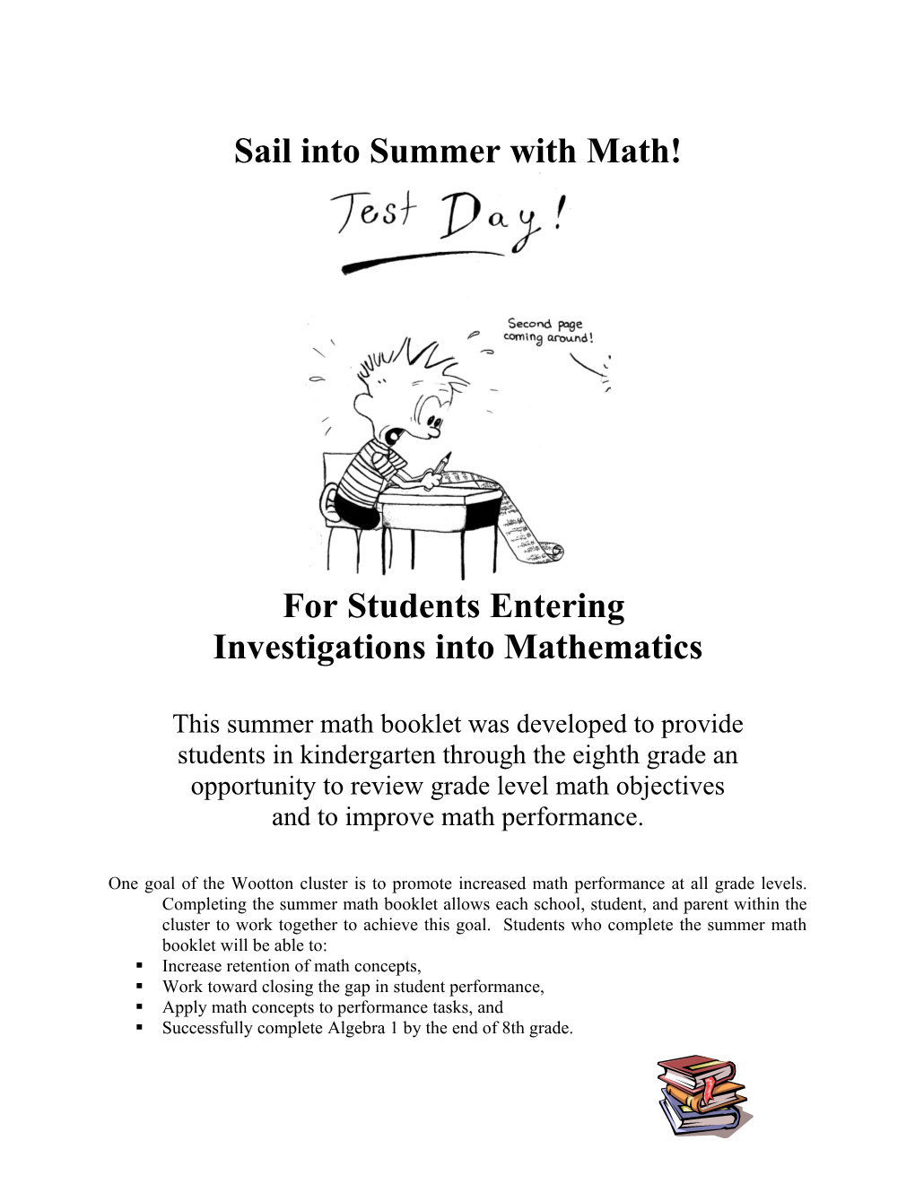 Summer Mathematics Packet s2