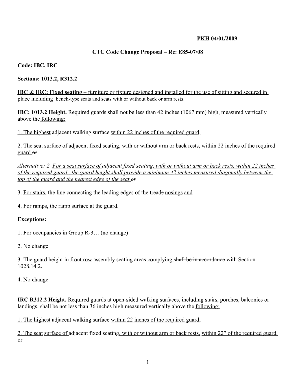 2009/2010 Guard Seatboard Draft Proposal