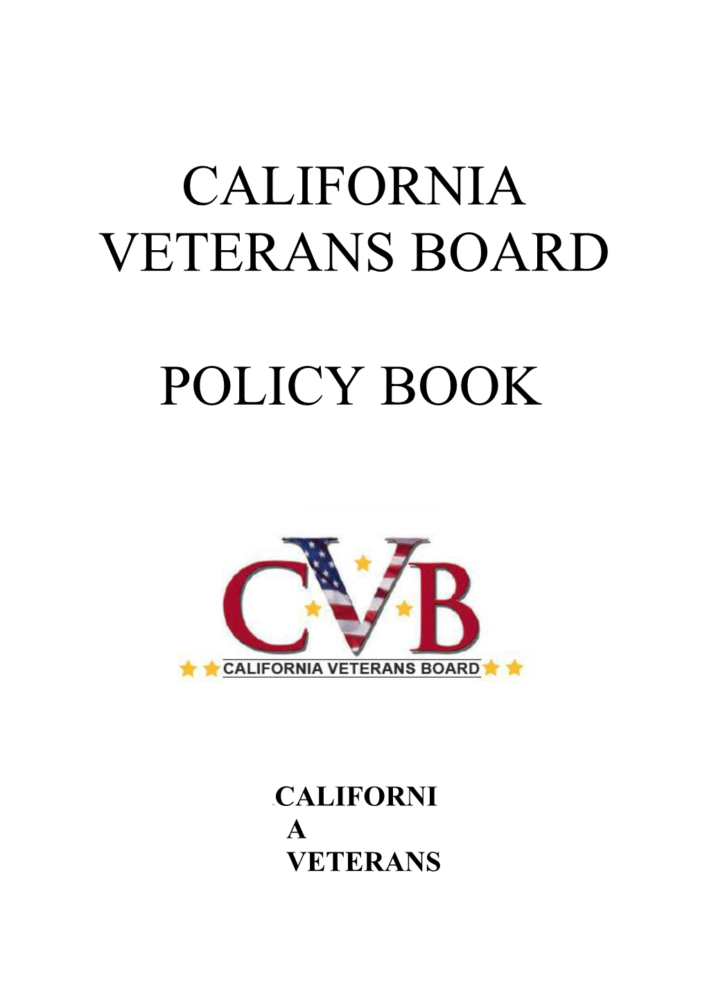 California Veterans Board