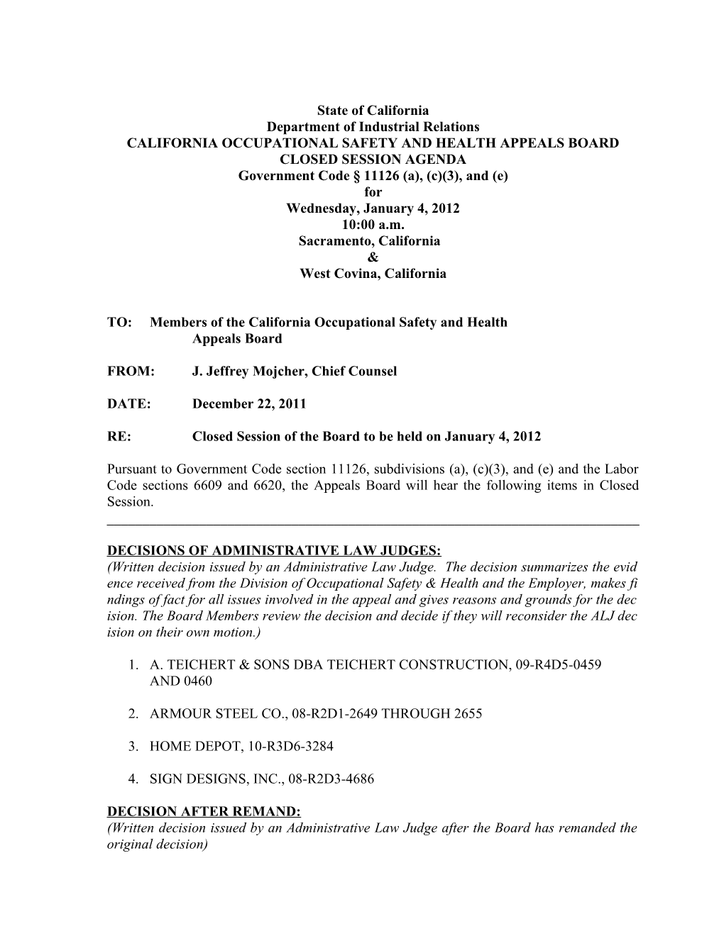 California Occupational Safety & Health Appeals Board s3