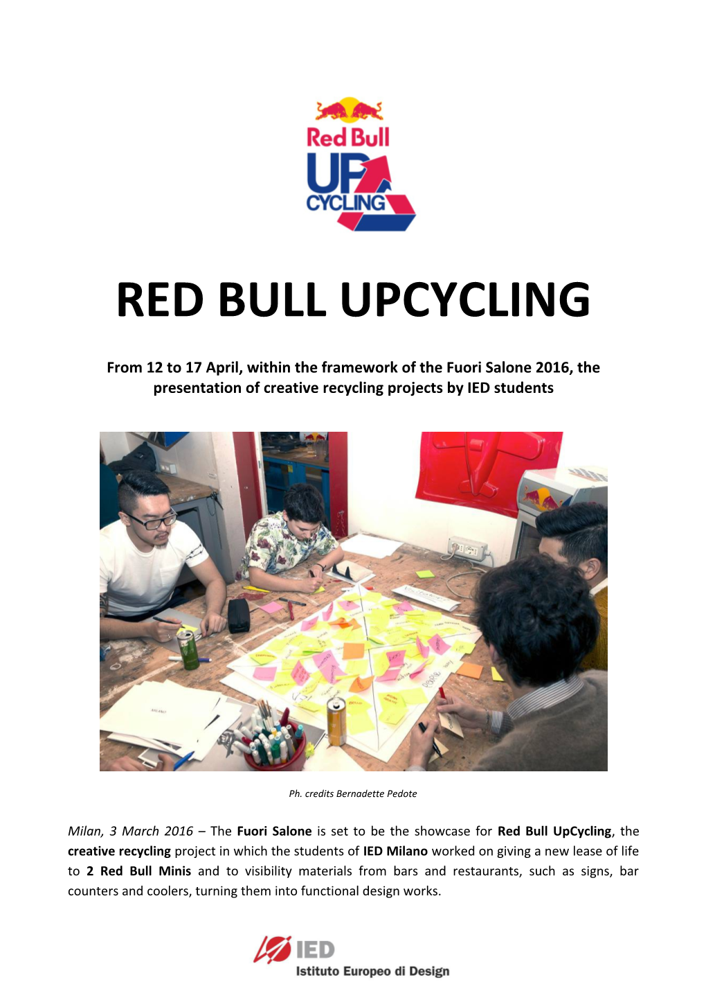 Red Bull Upcycling