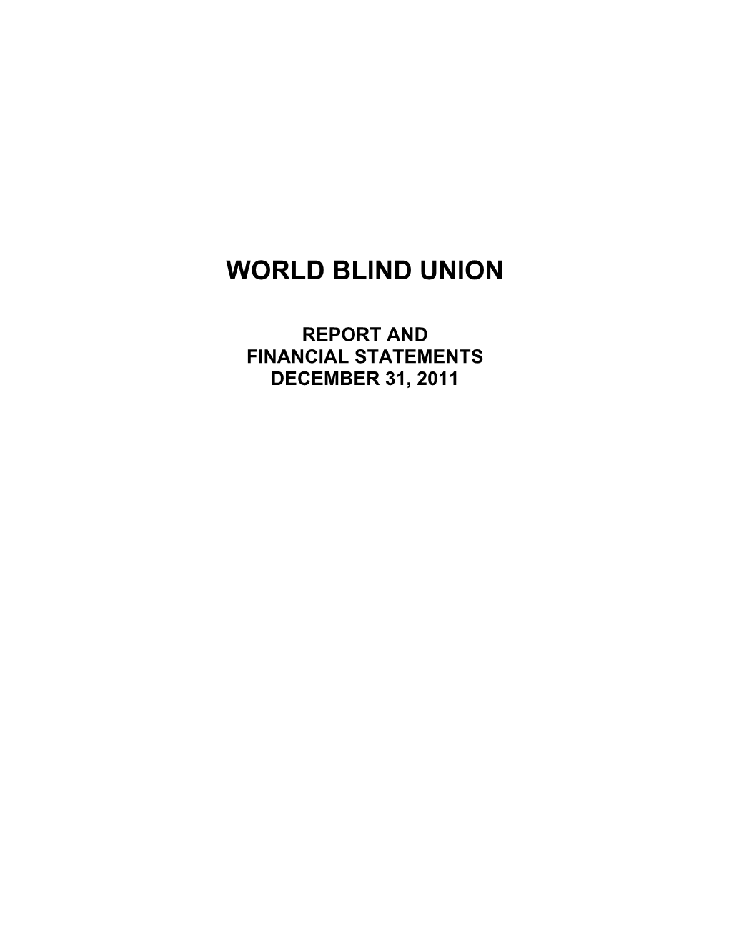 World Blind Union s2