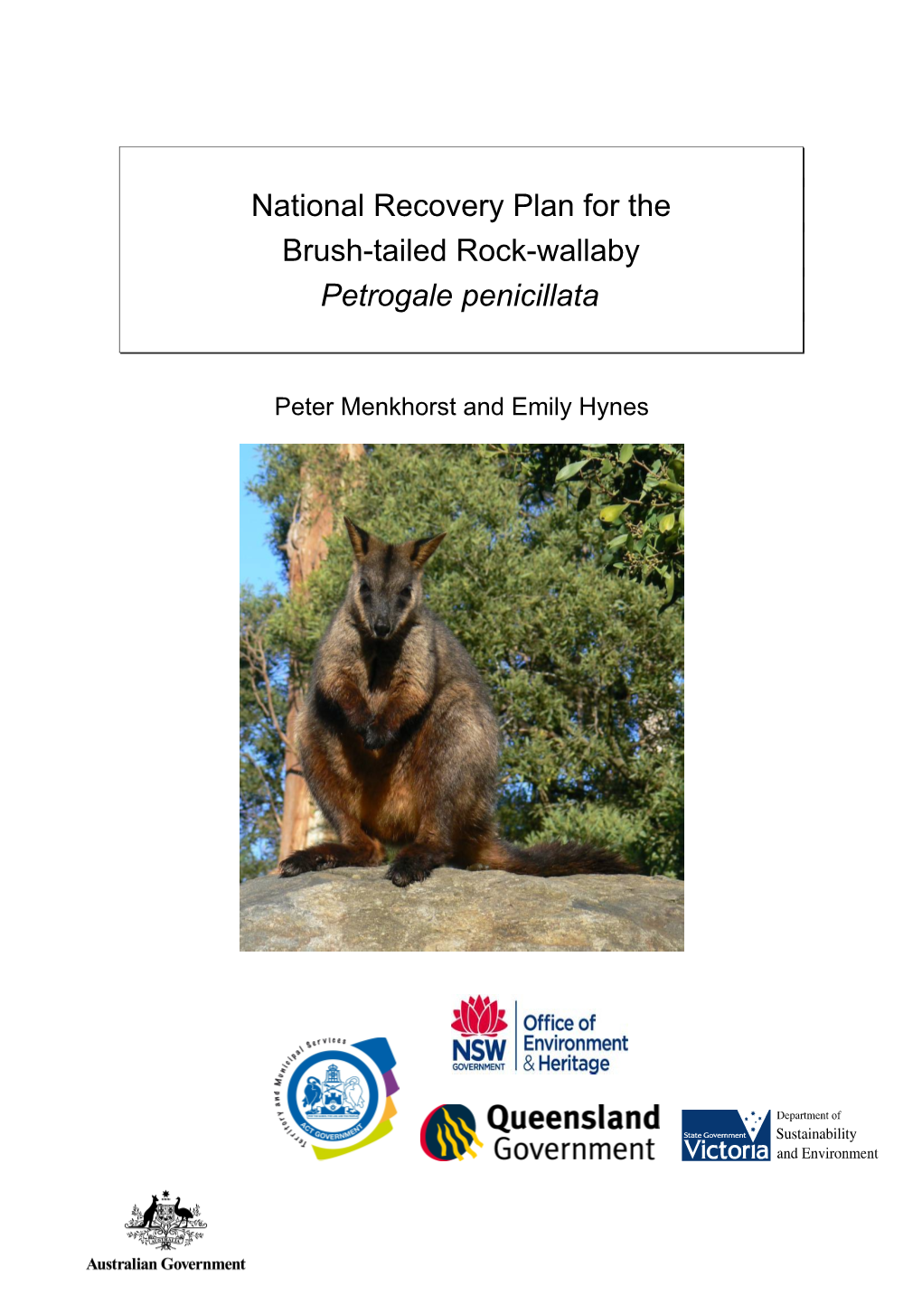 National Recovery Plan for the Brush-Tailed Rock-Wallaby Petrogale Penicillata