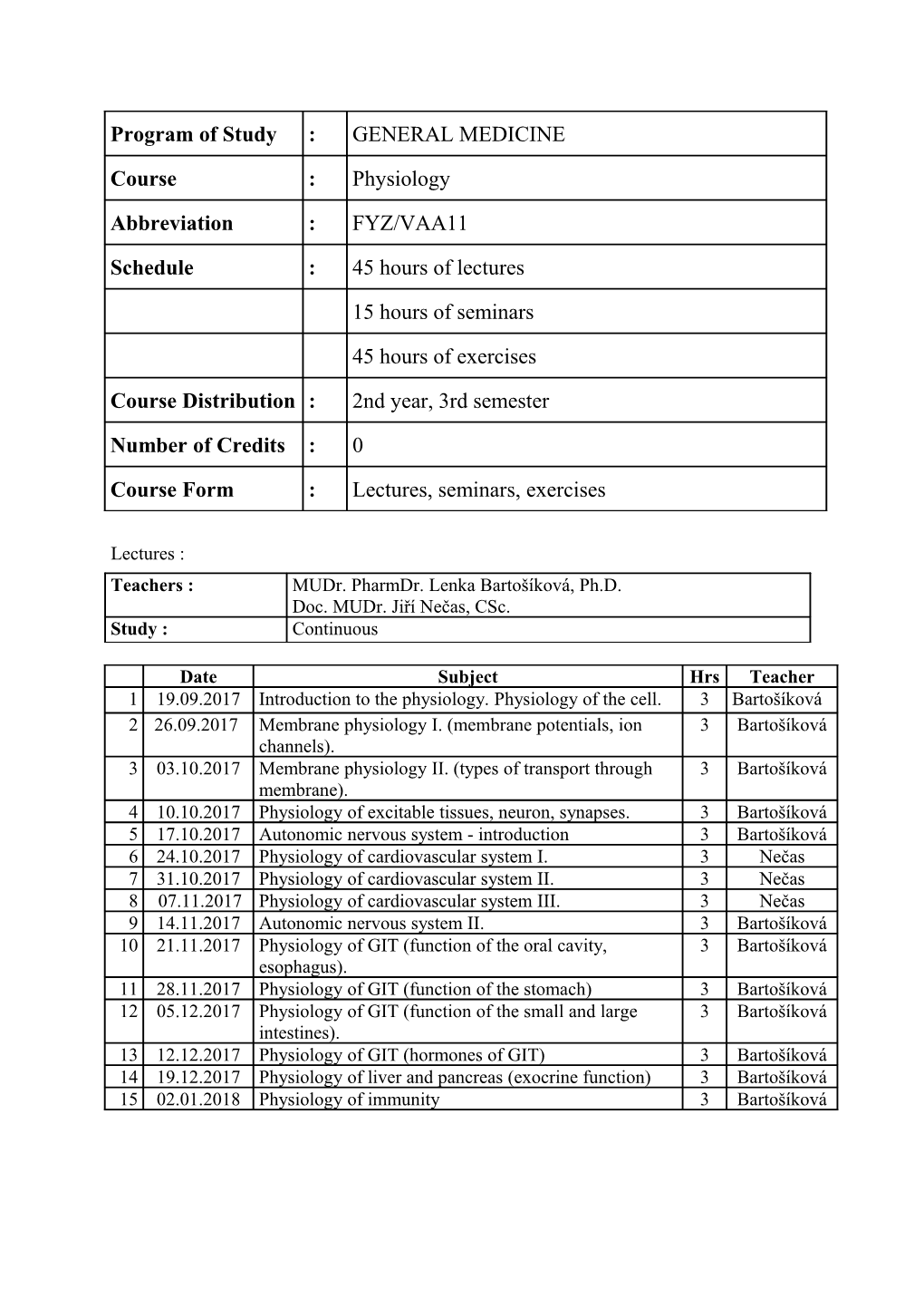 Program of Study s3