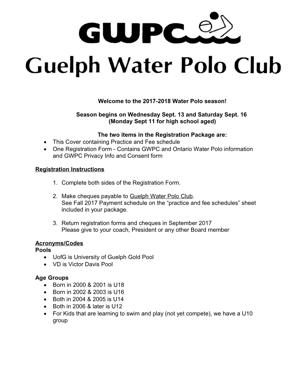 Guelph Water Polo Club