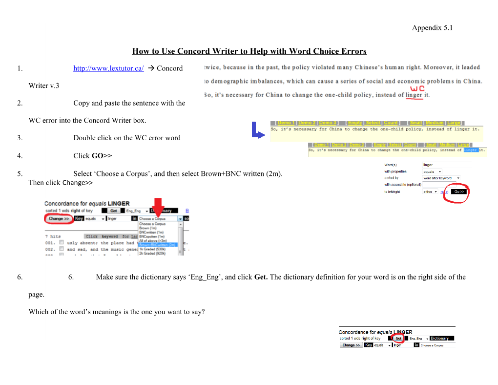 How to Use Concord Writer to Help with Word Choice Errors