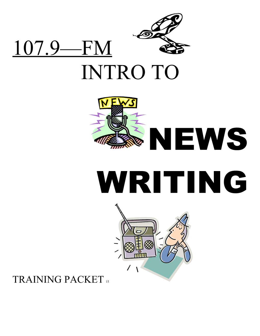 Radio News Tip Worksheet 1
