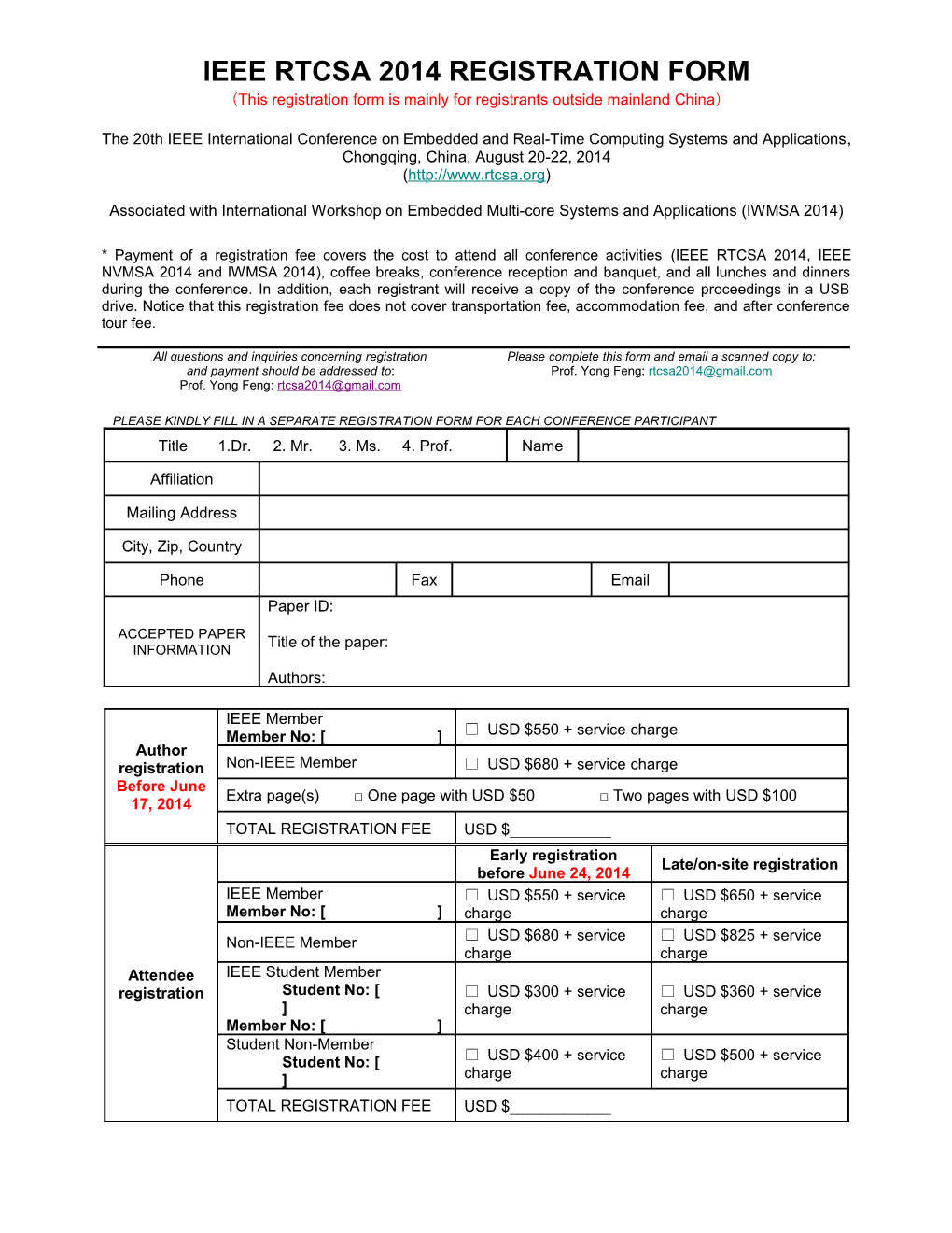 Ieee Rtcsa 2014 Registration Form s1