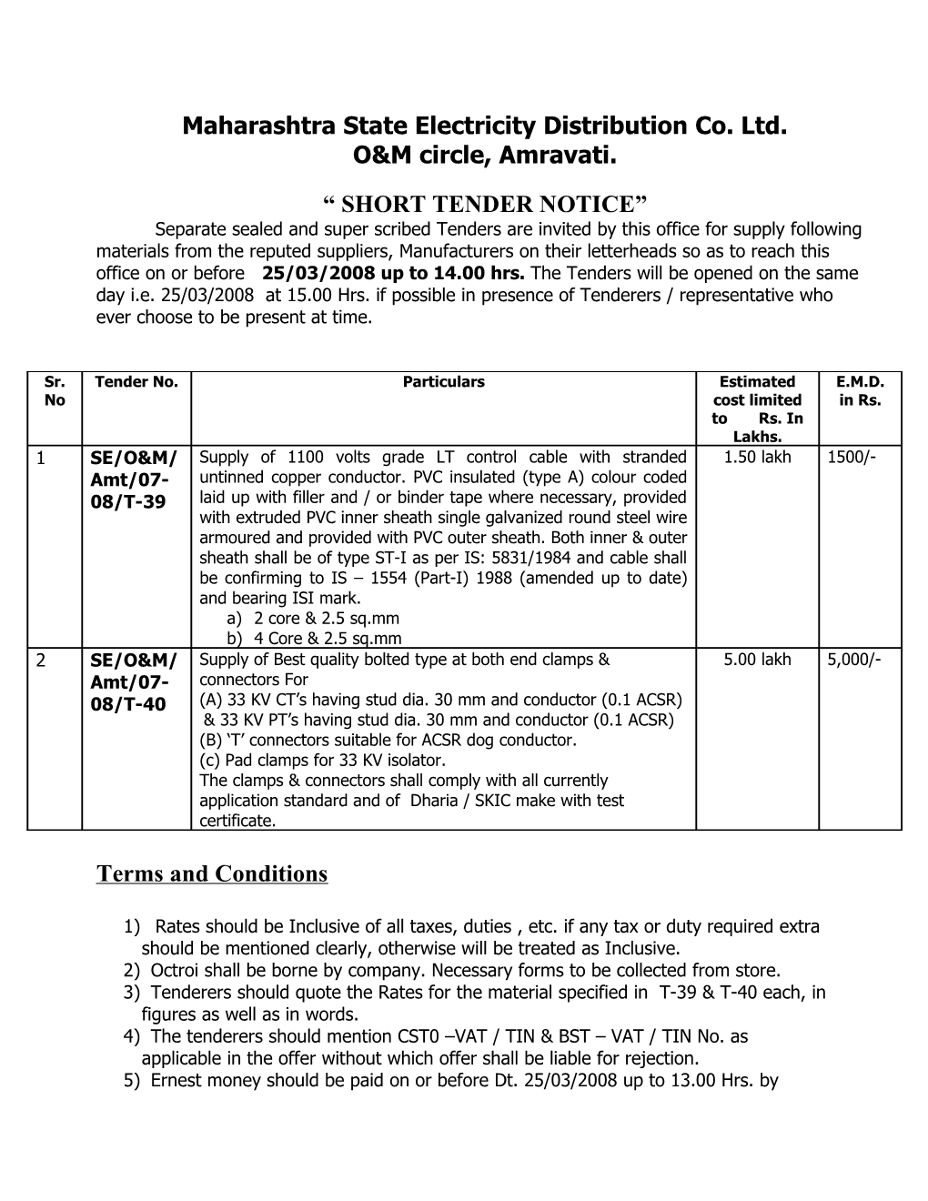 Maharashtra State Electricity Distribution Co s1