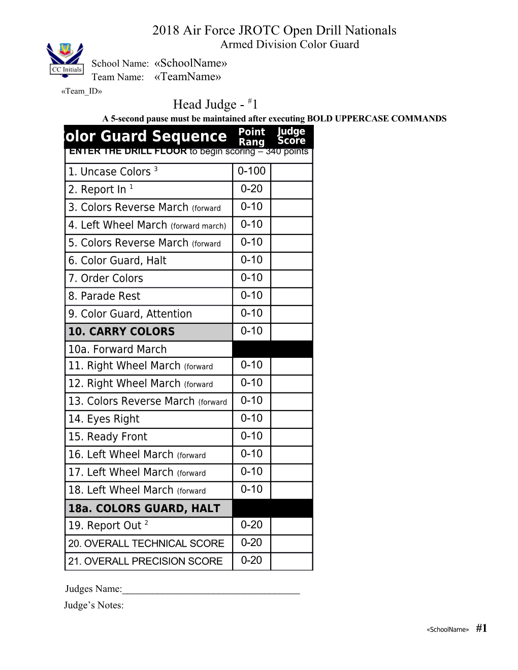 CA Reg Cadence & Penalty s1