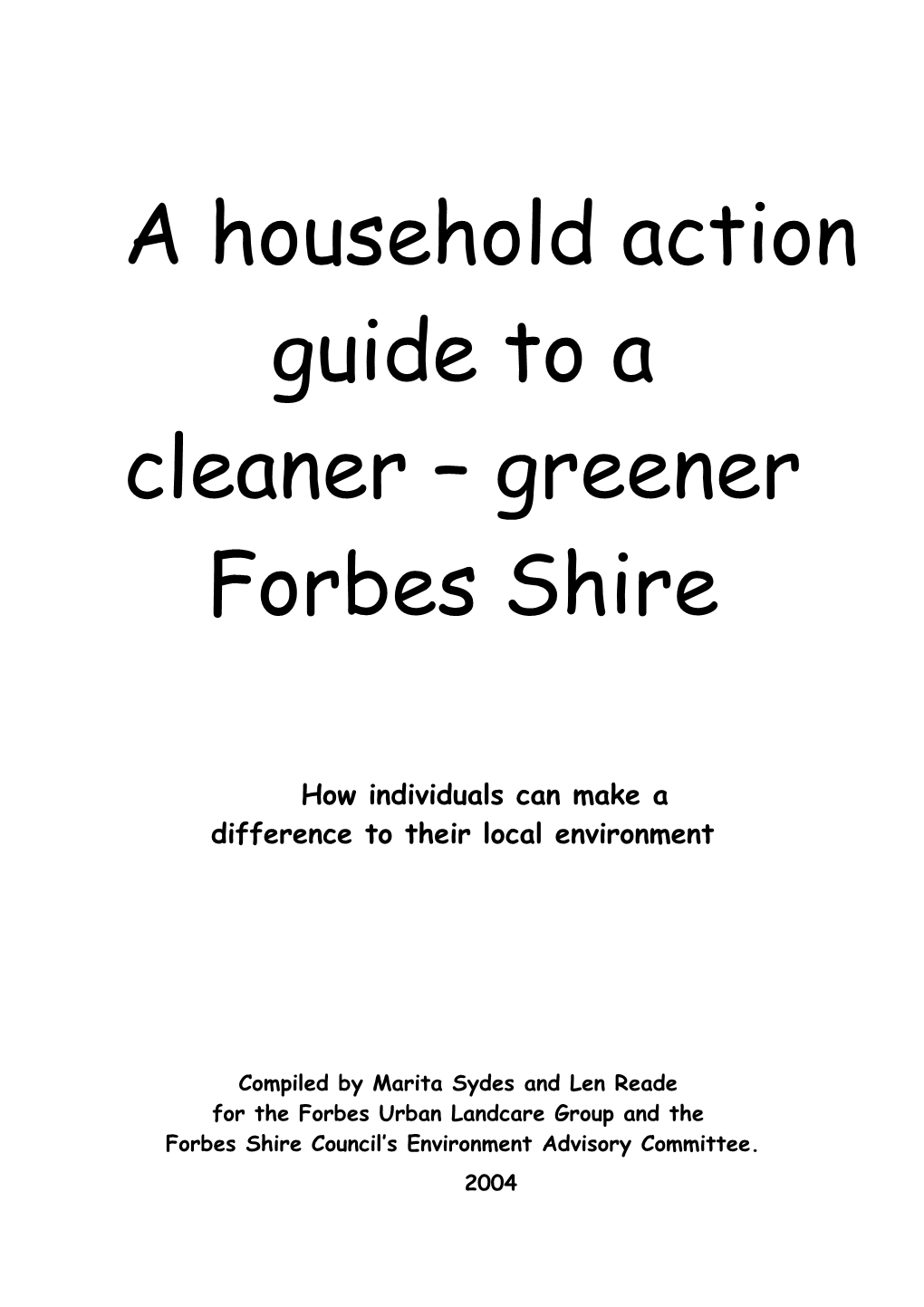 Forbes Green Guide