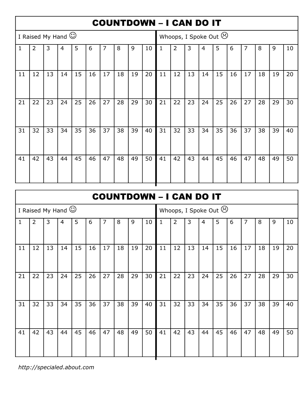 Countdown I Can Do It