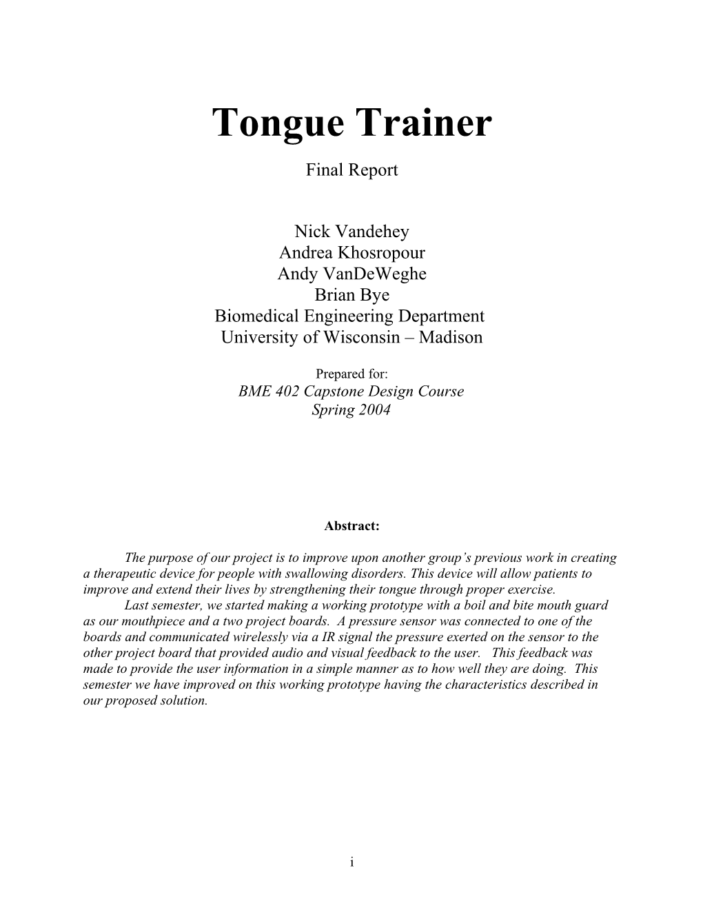Tongue Trainer
