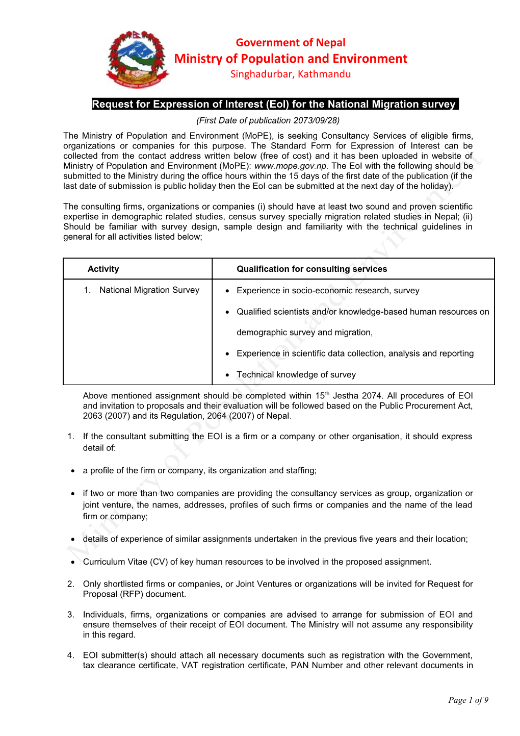 Application for Leasing One Unit of Car