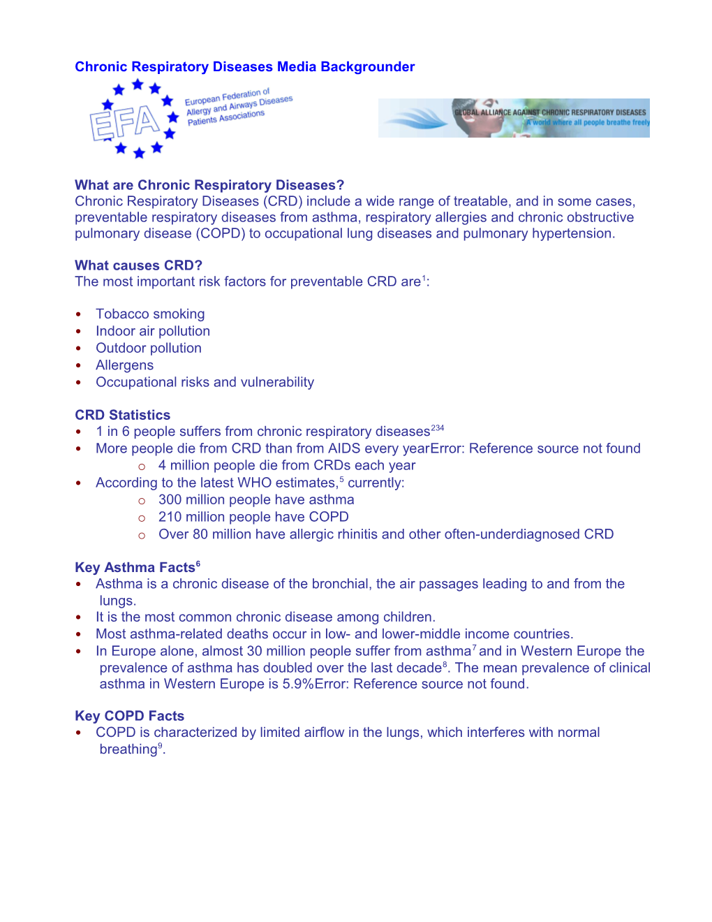 What Are Chronic Respiratory Diseases?