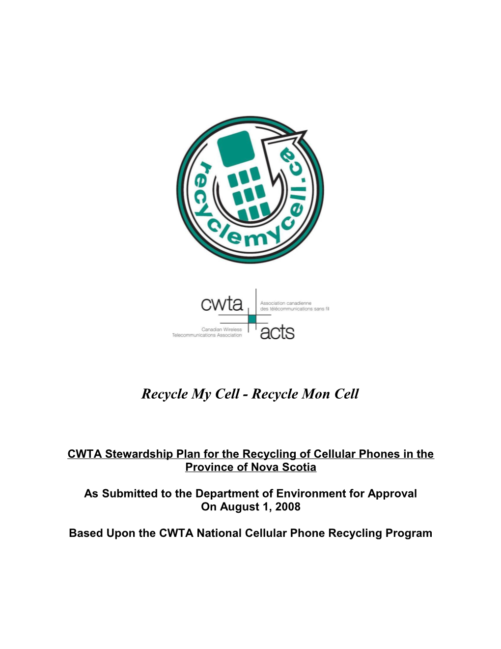 Recycle My Cell - Recycle Mon Cell