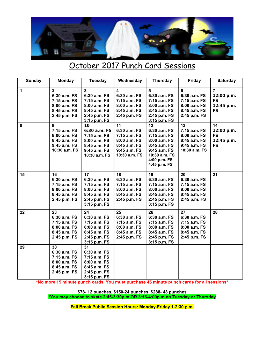 March 2002 Punch Card Sessions