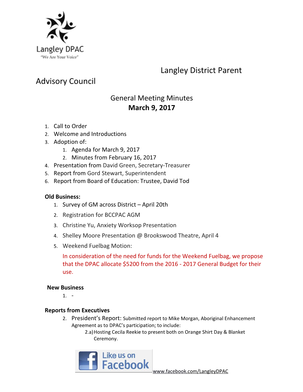 Langley District Parent Advisory Council s1