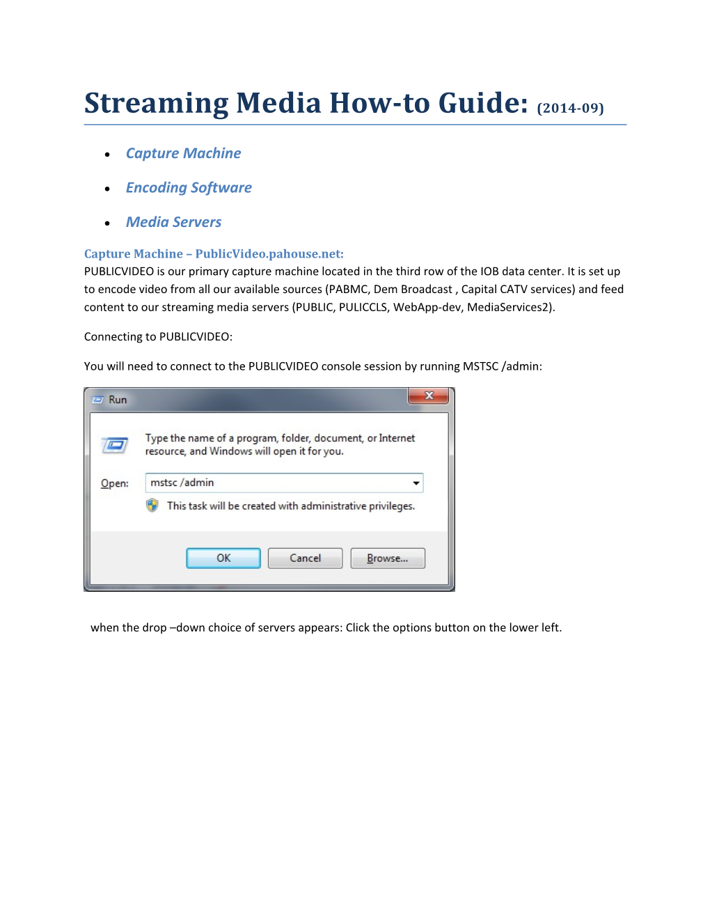 Streaming Media How-To Guide: (2014-09)