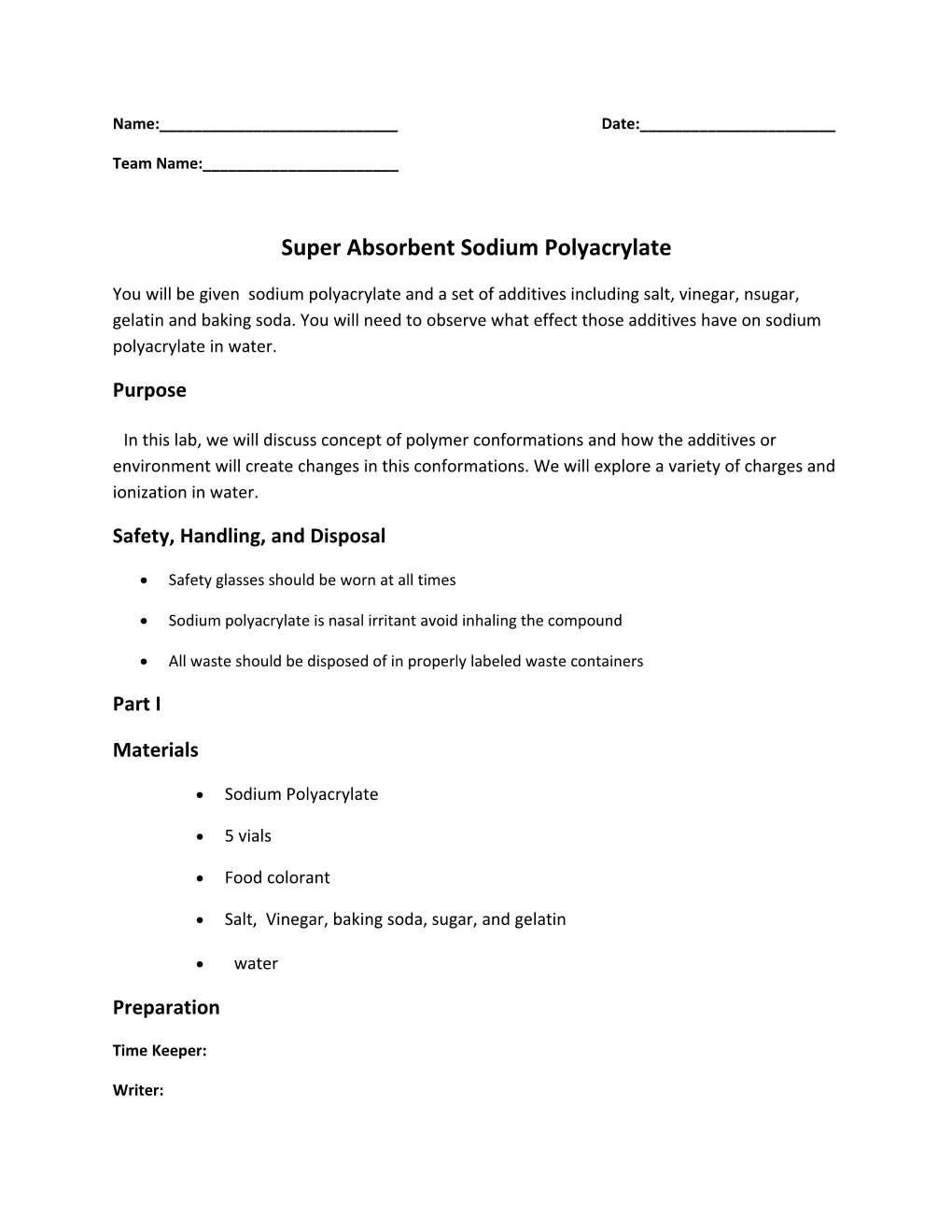 Super Absorbent Sodium Polyacrylate