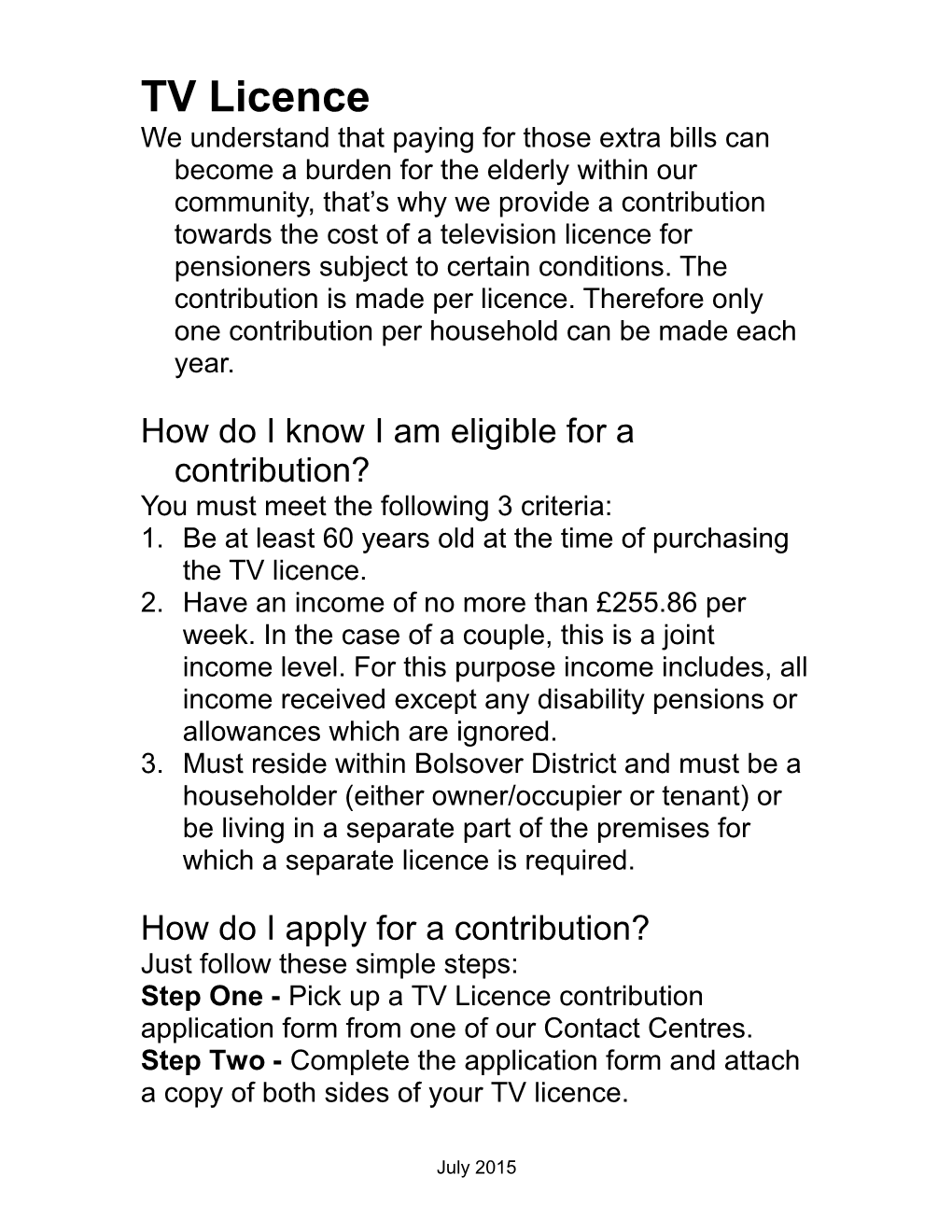 How Do I Know I Am Eligible for a Contribution?