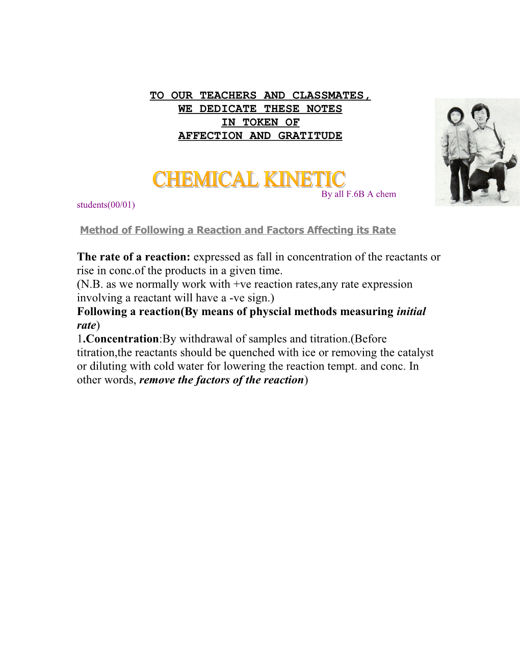Chemistry Notes Bk 2
