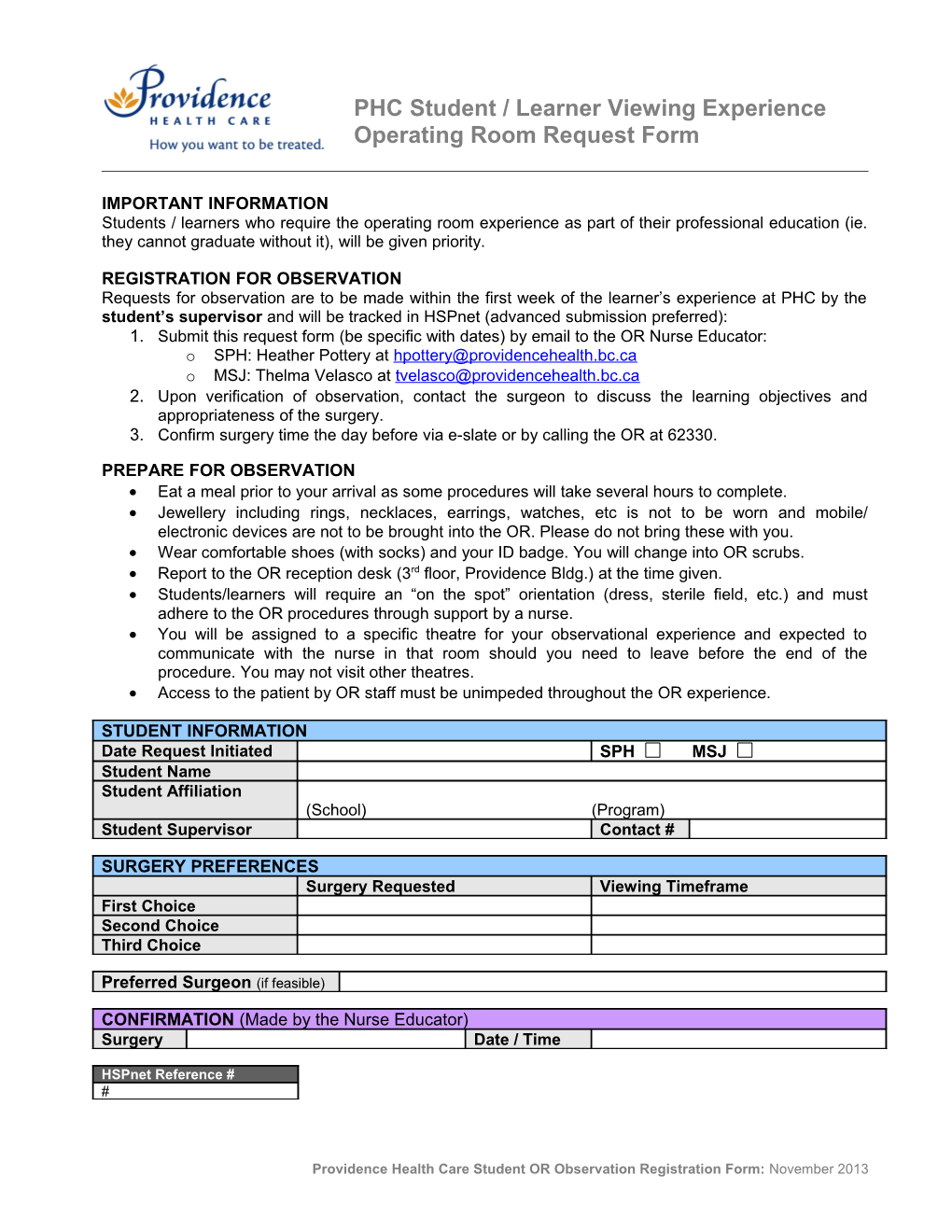 PHC Patient Care Information Systems (PCIS)