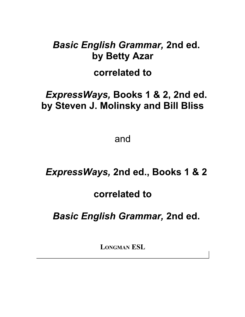 Basic English Grammar, 2Nd Ed