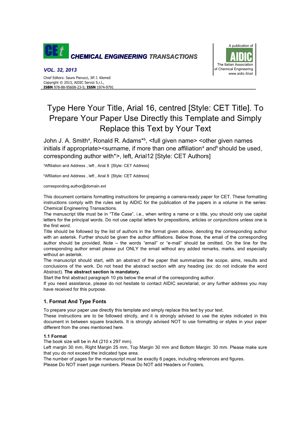 Format and Type Fonts s1