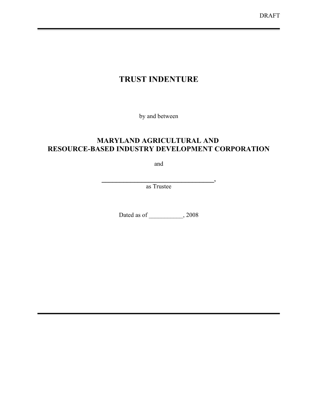 Trust Indenture MARBIDCO (2007) (04038980-4)