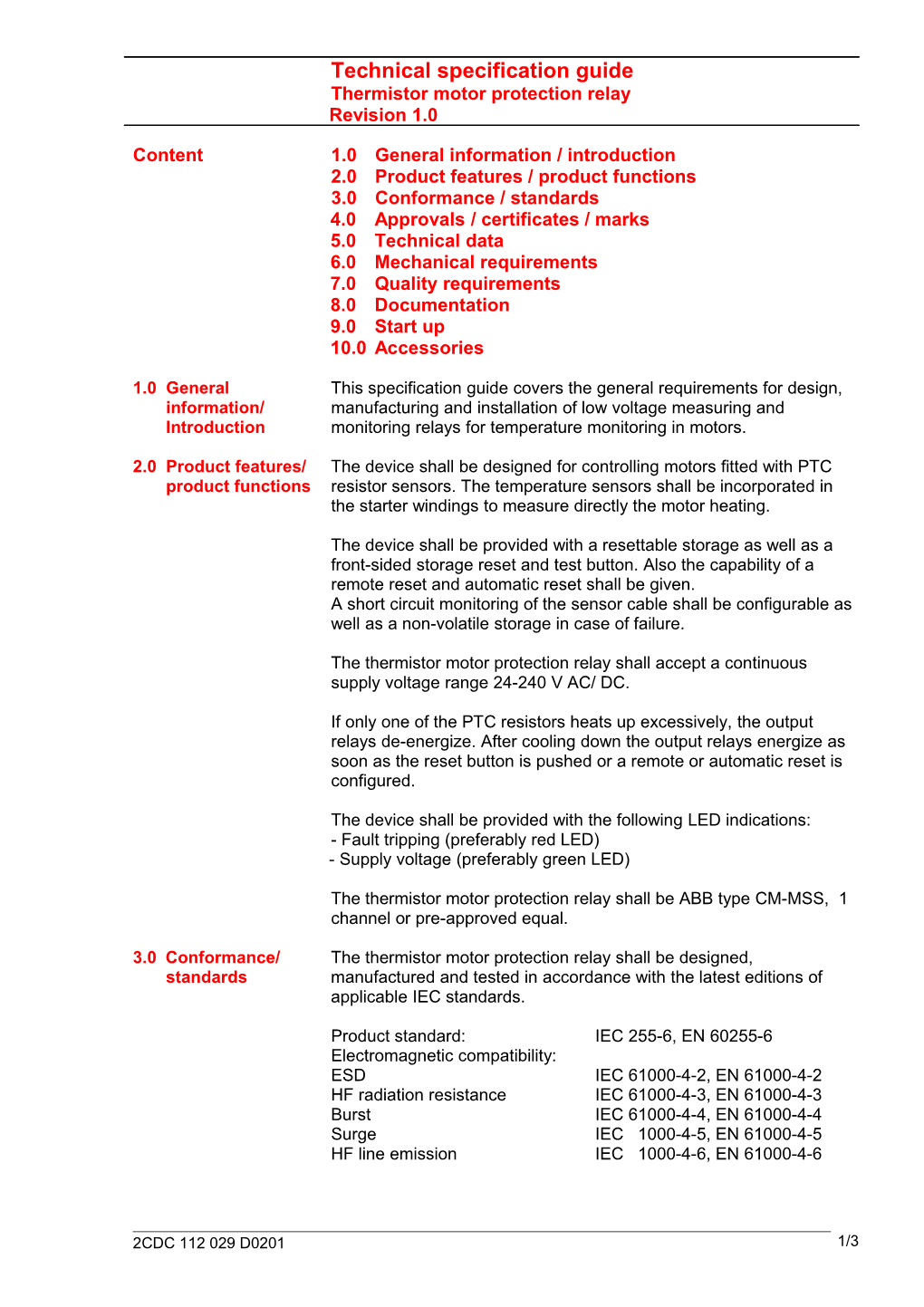 Content1.0General Information / Introduction