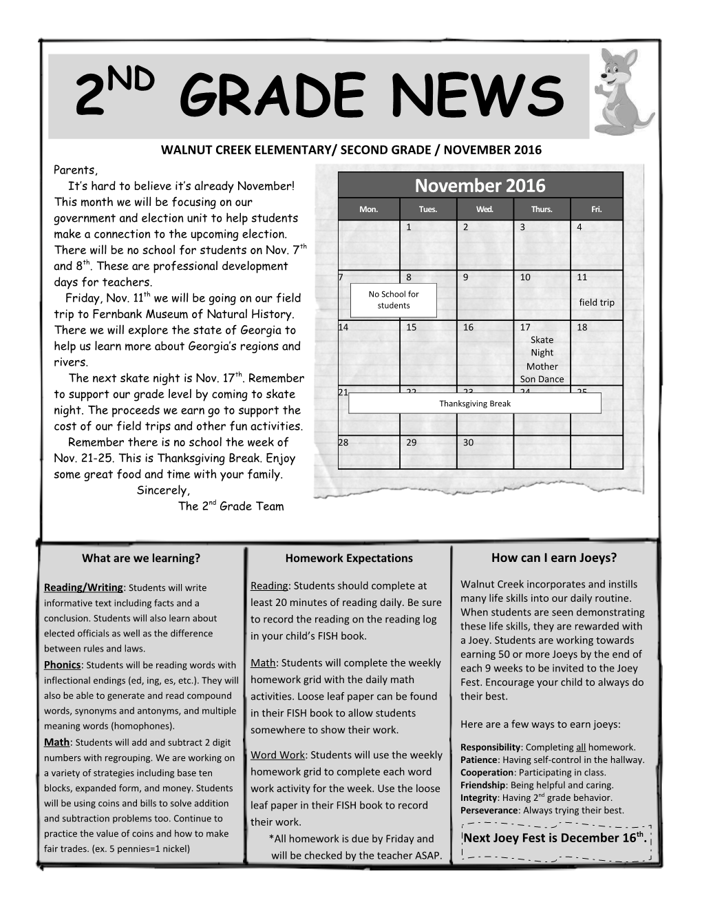Student Work Habits Weekly Report For