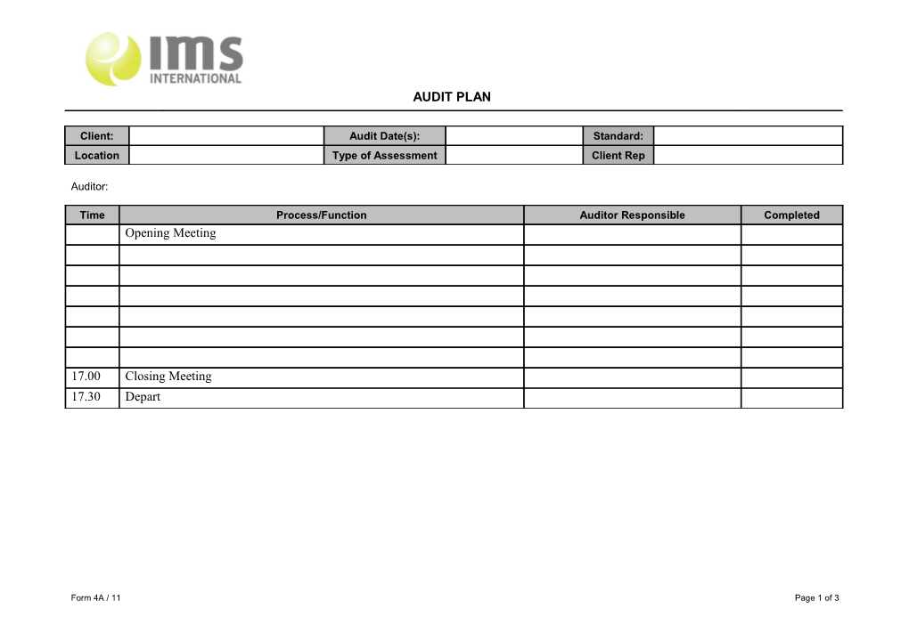 *Scope of Certification